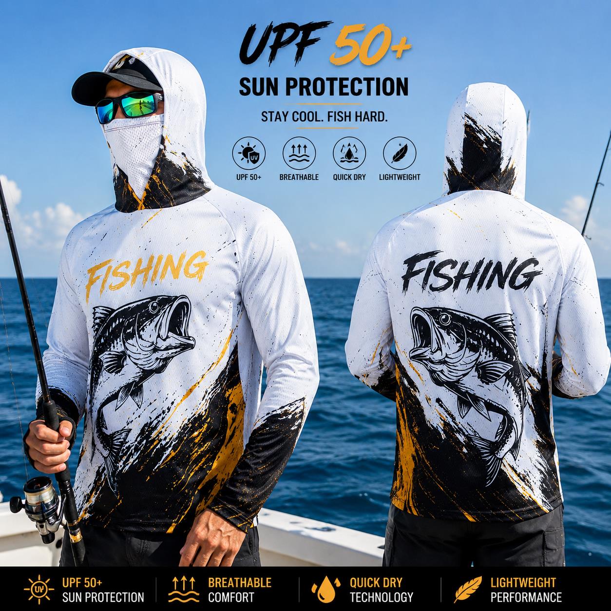 قميص صيد خفيف الوزن وقابل للتن - مراجعة Fishing وسعره