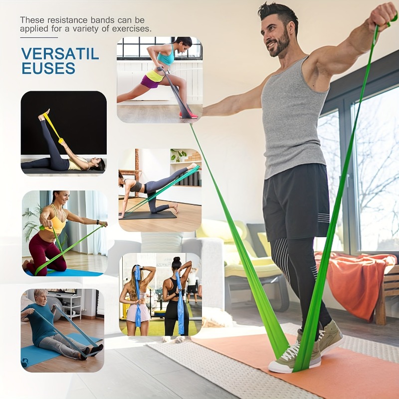 2/3/4/6 قطع من أربطة مقاومة ال - مراجعة Pilates Bar Kit With Resistance Bands وسعره