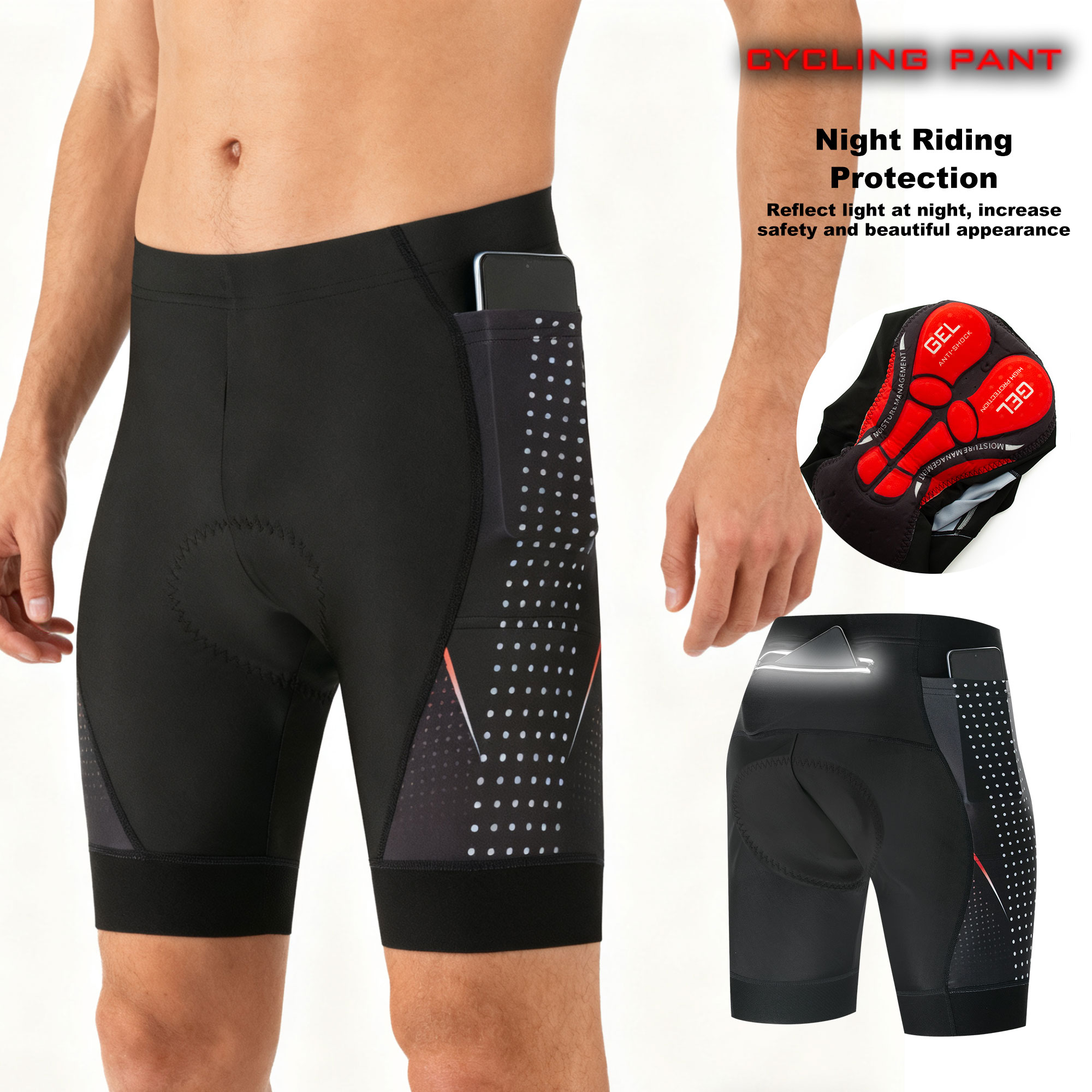 شورتات ركوب الدراجات الهوائية  - مراجعة Padded Cycling Shorts 5D Gel وسعره