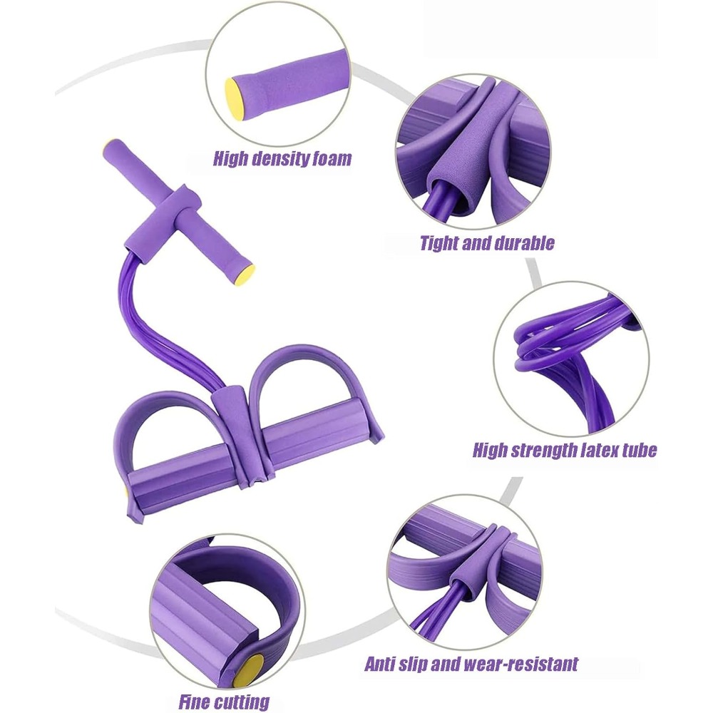 مجموعة أربطة مقاومة متعددة الو - مراجعة Resistance Bands Set With Handles وسعره