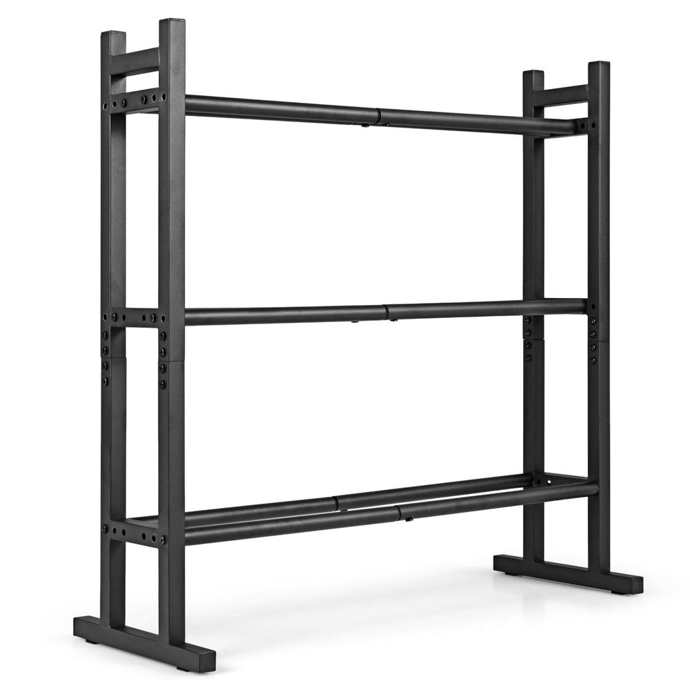 حامل أثقال ثلاثي الطبقات شديد  - مراجعة Fitness Equipment وسعره
