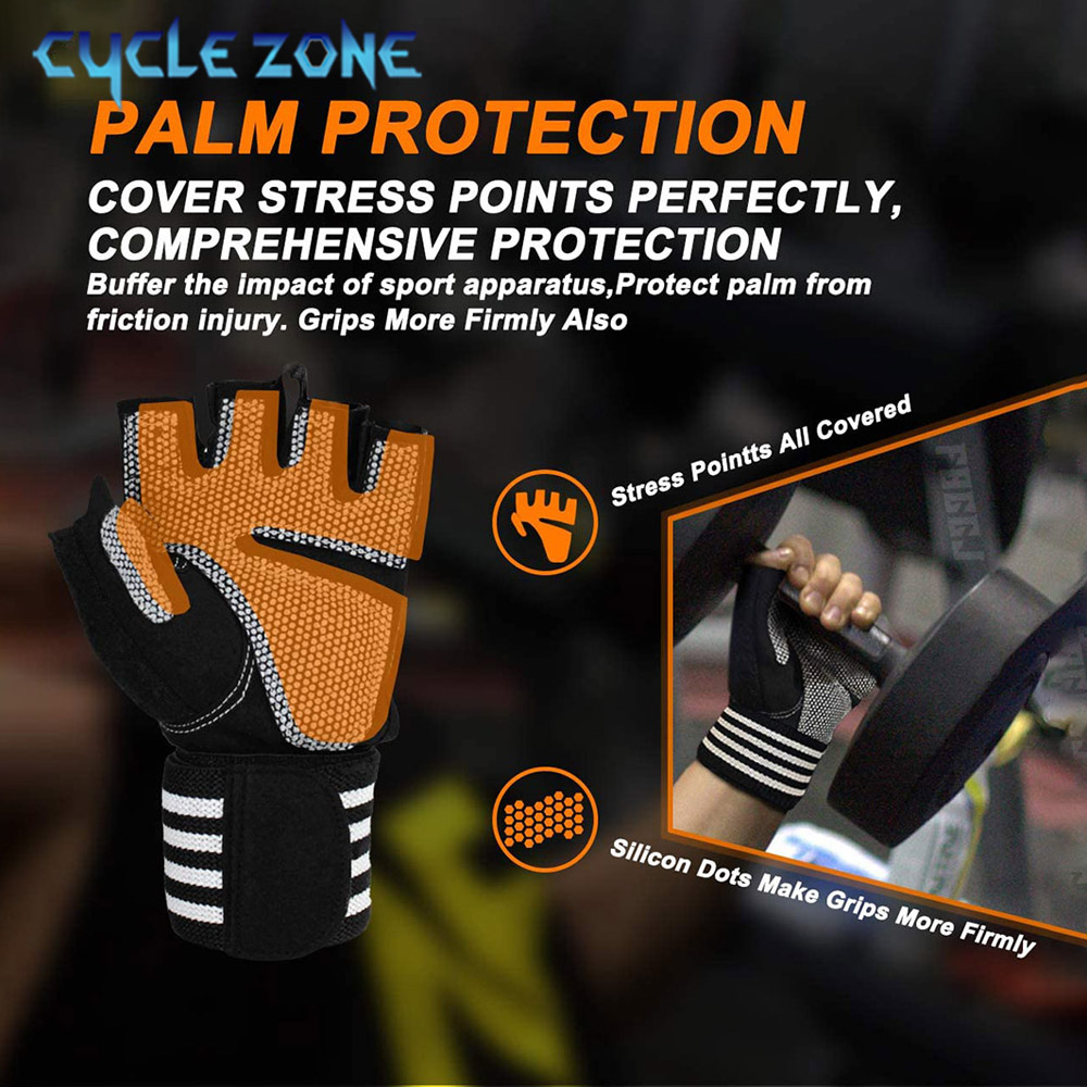 زوج واحد من قفازات الجيم واللي - مراجعة Wrist Wraps Weightlifting Support وسعره