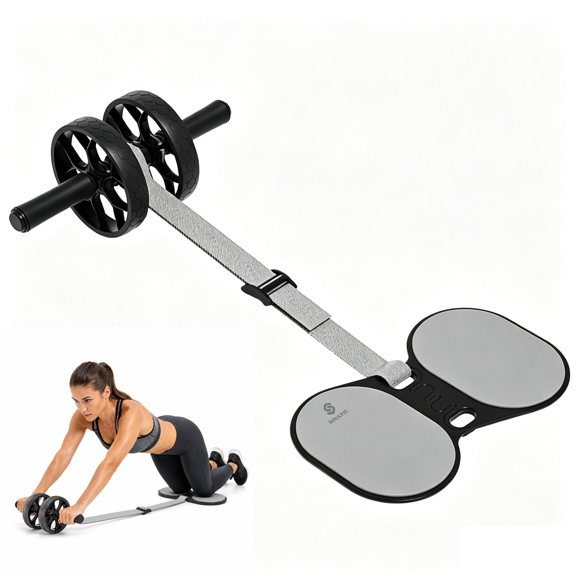 جهاز تمارين البطن بعجلتين مع د - مراجعة Ab Roller Wheel With Elbow Support وسعره
