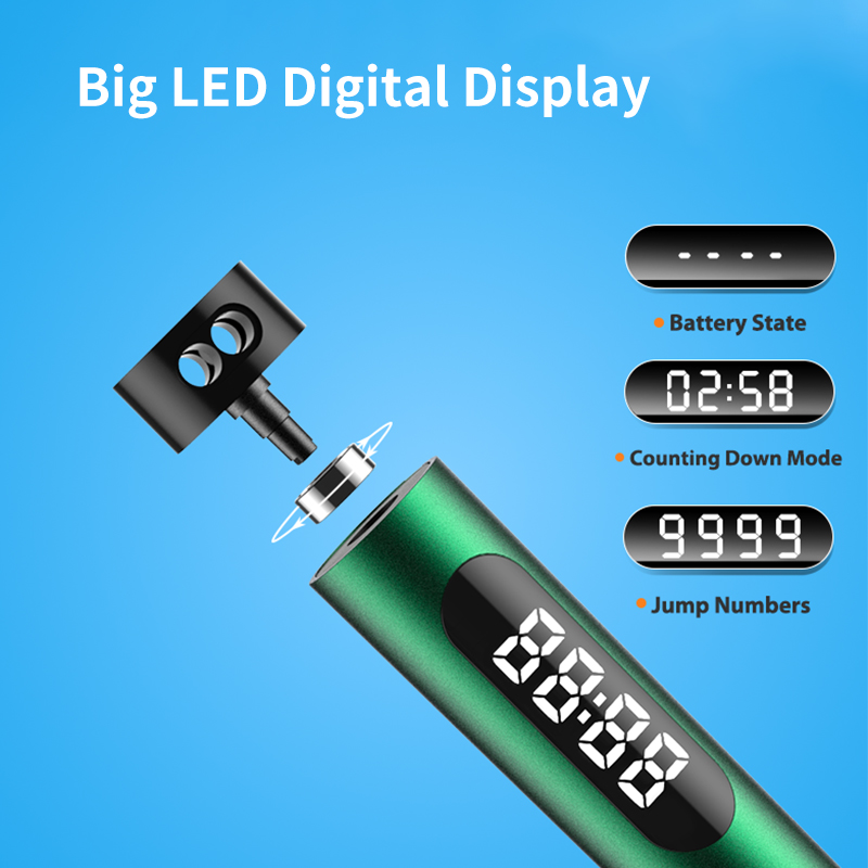 حبل الطفر اللاسلكي عالي الجودة - مراجعة Smart Jump Rope Digital Counter وسعره