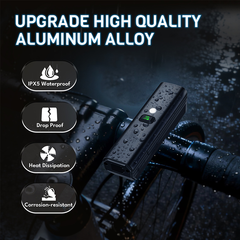 مصباح أمامي للدراجات من BUCKLO - مراجعة Rechargeable Bicycle Headlight 1000 Lumen وسعره
